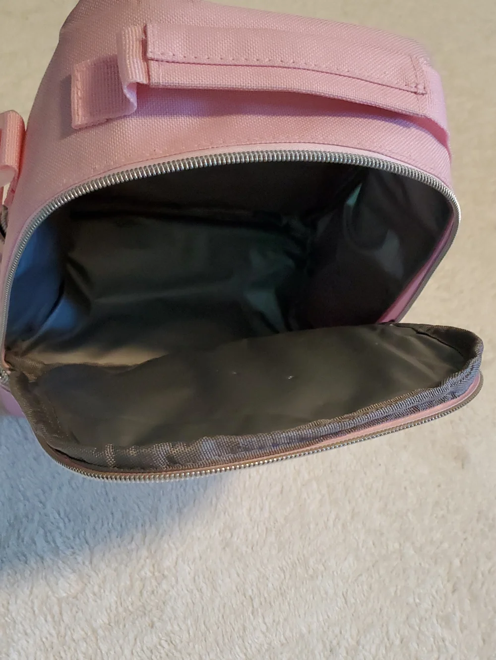Lunchbox | Pink Quilted Crossbody with Daisy Accent